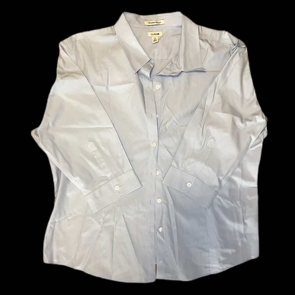 LL Bean button up - 3/4 sleeve